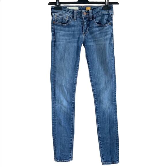 Anthropologie Pilcro and the Letterpress Skinny Jeans Blue Size 25 - Picture 1 of 8